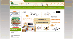 Desktop Screenshot of lamparasvillaverde.com